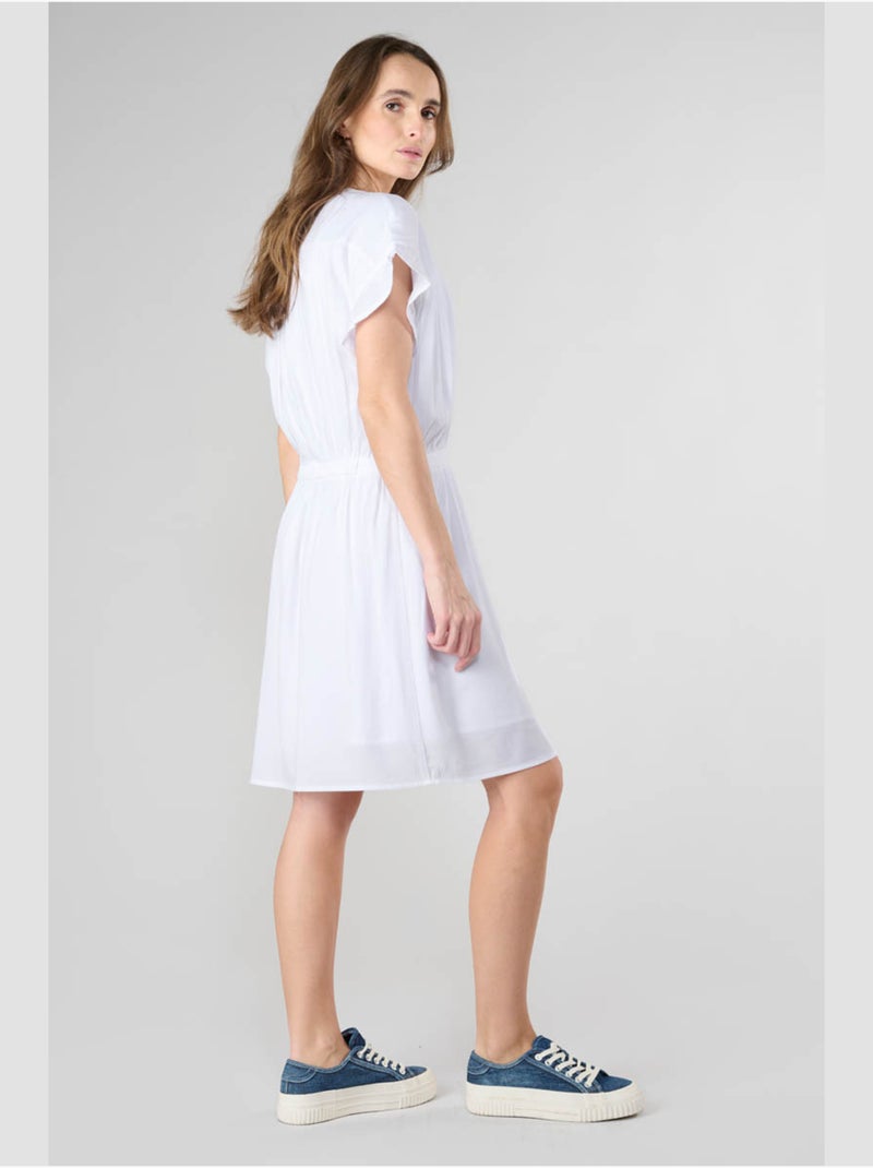 Robe JOLIBOI droite 'Le Temps Des Cerises' Blanc - Kiabi