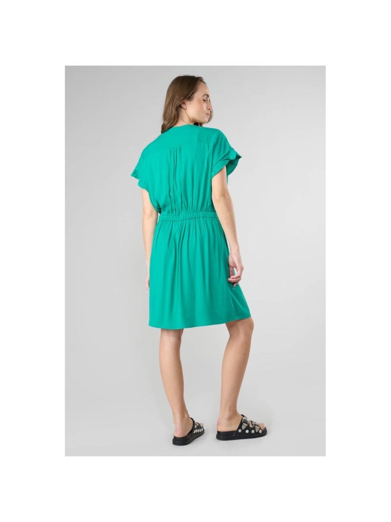 Robe JOLIBOI droite 'Le Temps Des Cerises' Vert - Kiabi