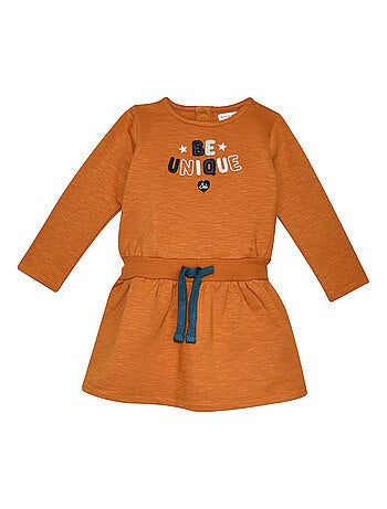 ROBE JORDANA MOLLETON MANCHES LONGUES ENFANT