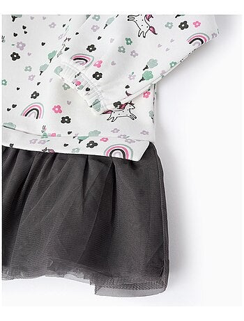 Robe jupe matelassée en tulle NEW YORK