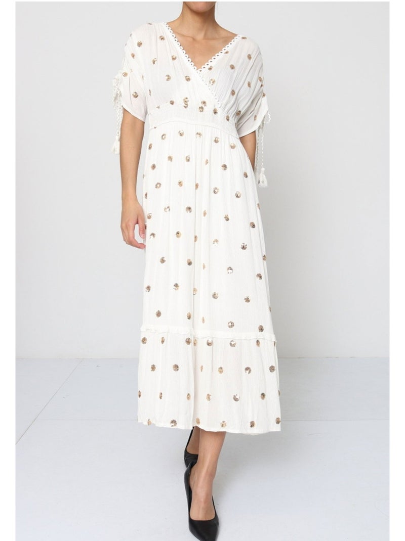 Robe Kebello Blanc - Kiabi