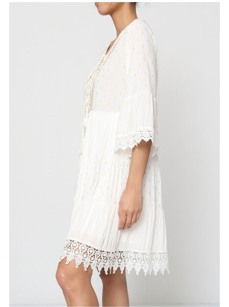 Robe Kebello Blanc - Kiabi