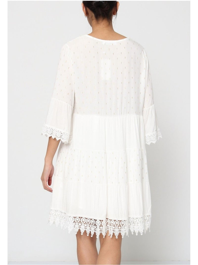 Robe Kebello Blanc - Kiabi