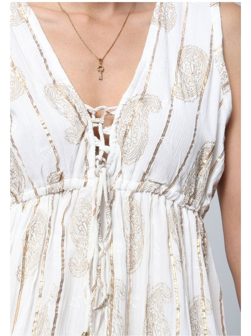 Robe Kebello Blanc - Kiabi