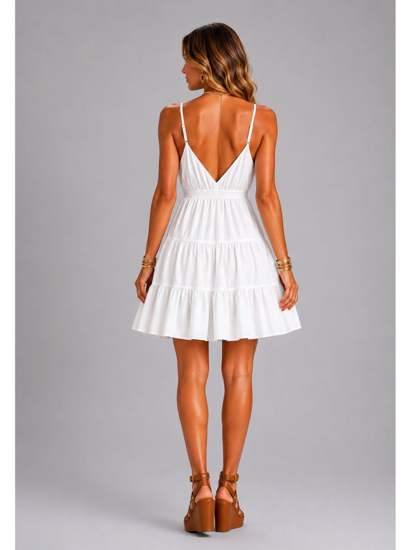 Robe Kebello Blanc - Kiabi