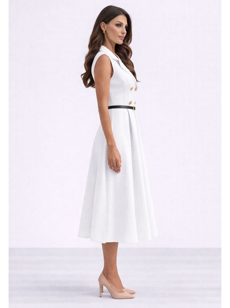 Robe Kebello Blanc - Kiabi