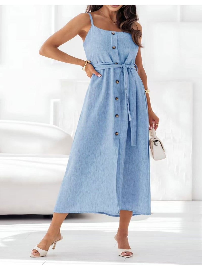Robe Kebello Bleu ciel - Kiabi