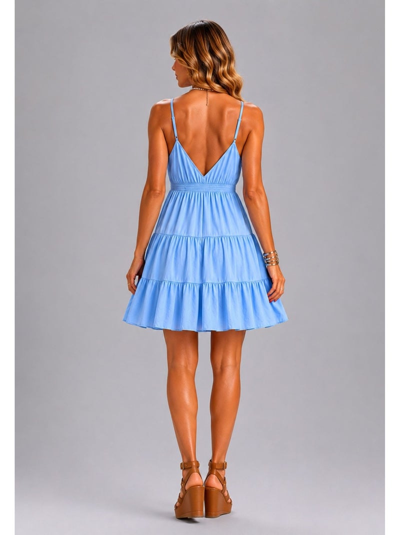 Robe Kebello Bleu ciel - Kiabi