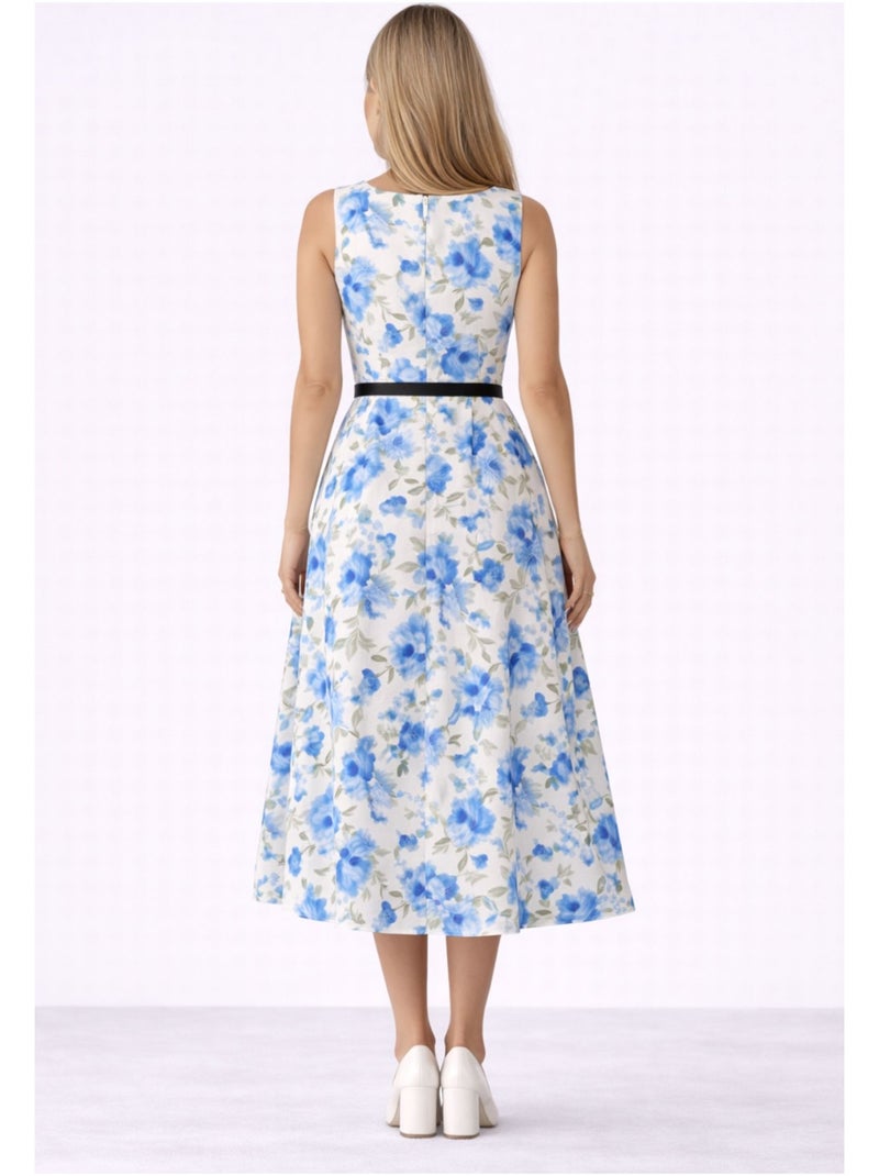 Robe Kebello Bleu ciel - Kiabi