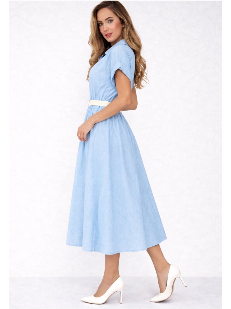 Robe Kebello Bleu ciel - Kiabi
