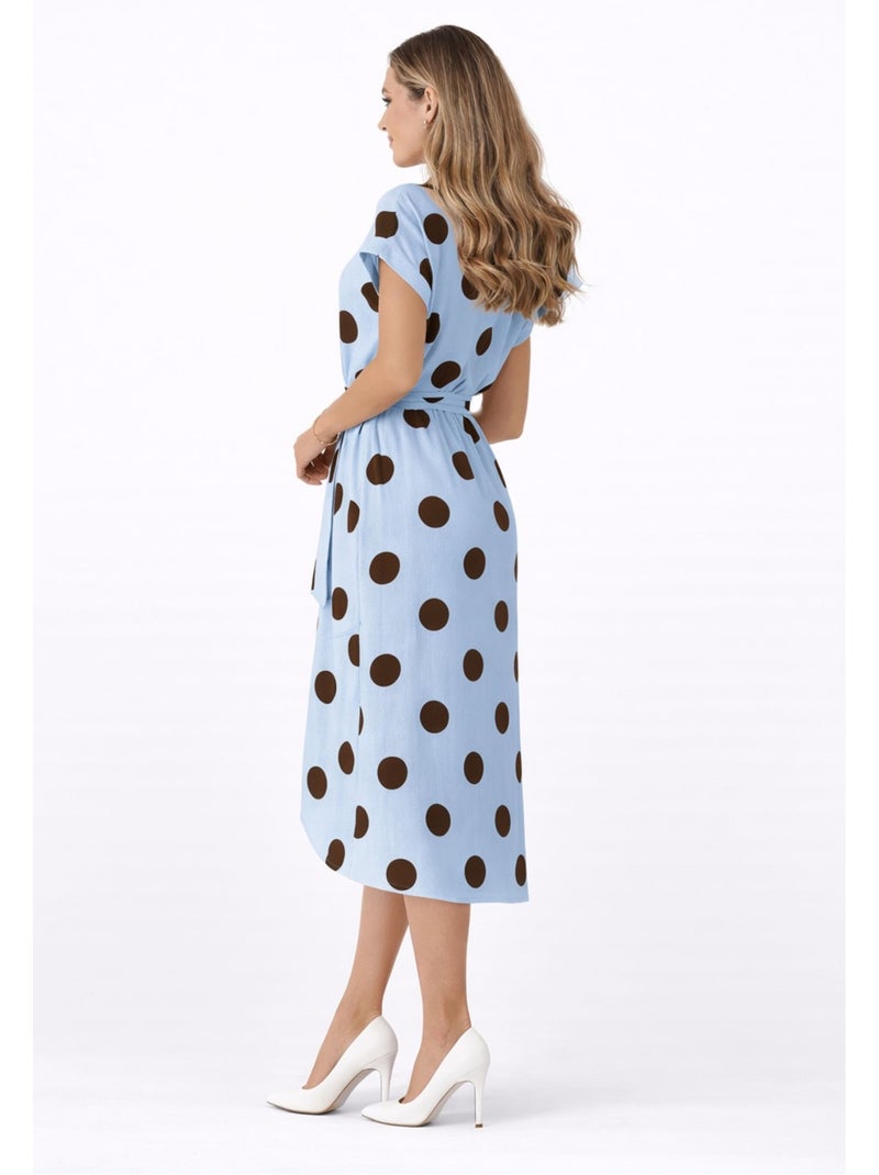 Robe Kebello Bleu ciel - Kiabi