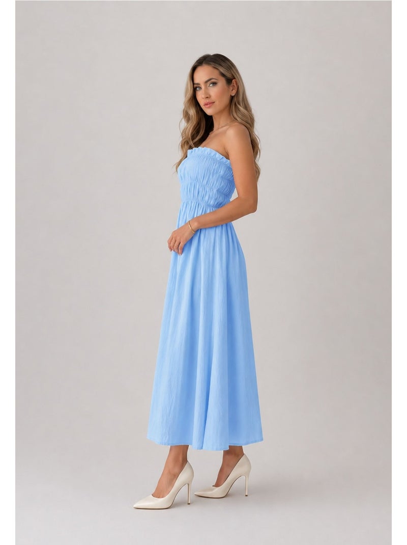 Robe Kebello Bleu ciel - Kiabi