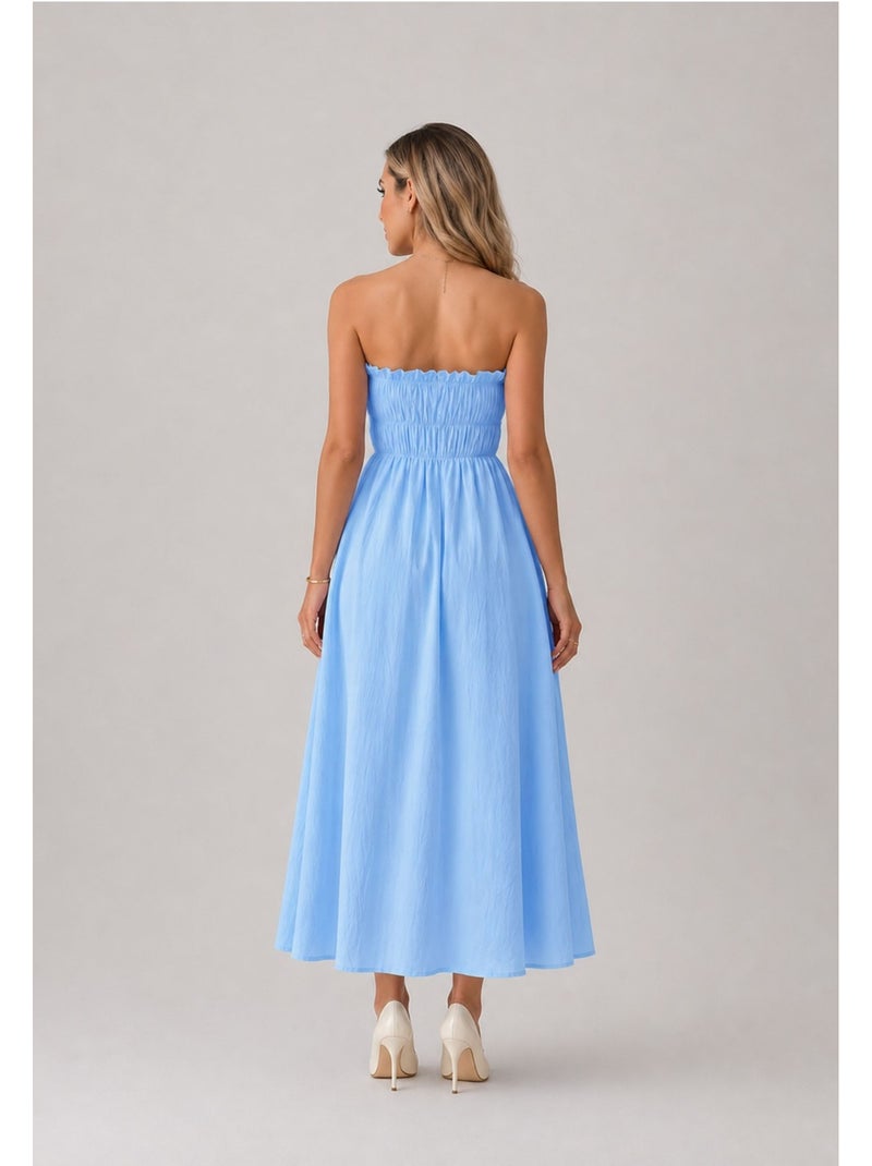 Robe Kebello Bleu ciel - Kiabi