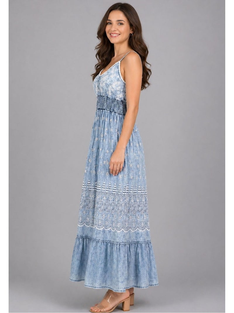 Robe Kebello Bleu ciel - Kiabi