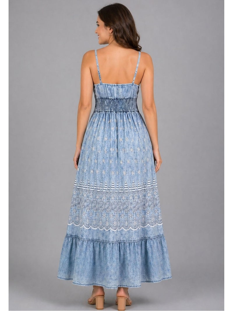 Robe Kebello Bleu ciel - Kiabi