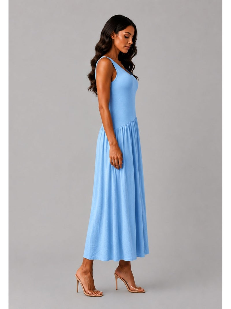 Robe Kebello Bleu ciel - Kiabi