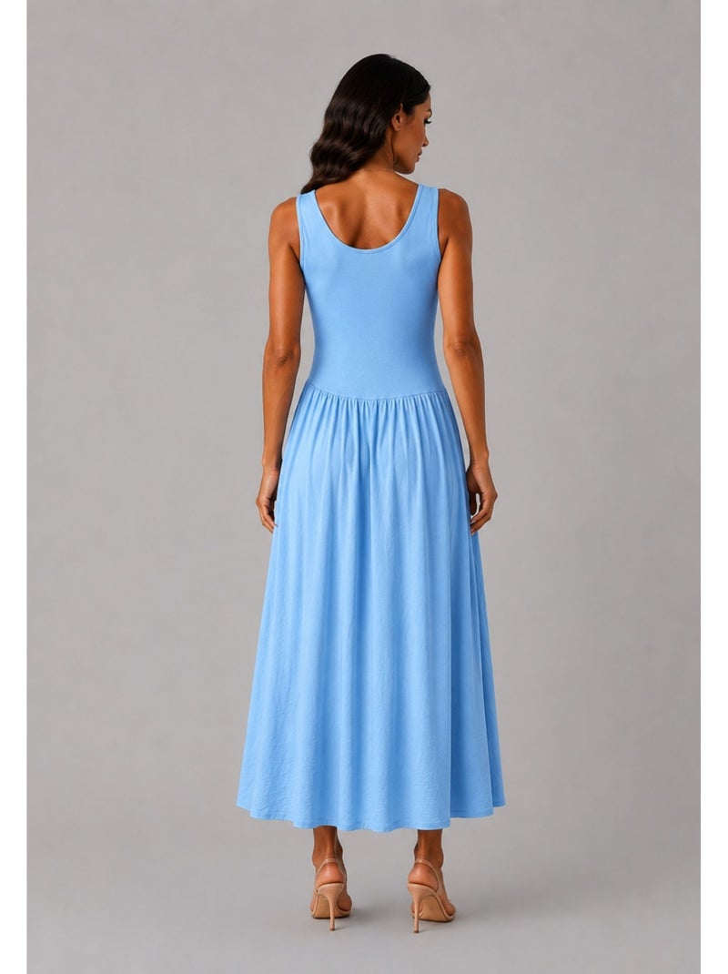 Robe Kebello Bleu ciel - Kiabi