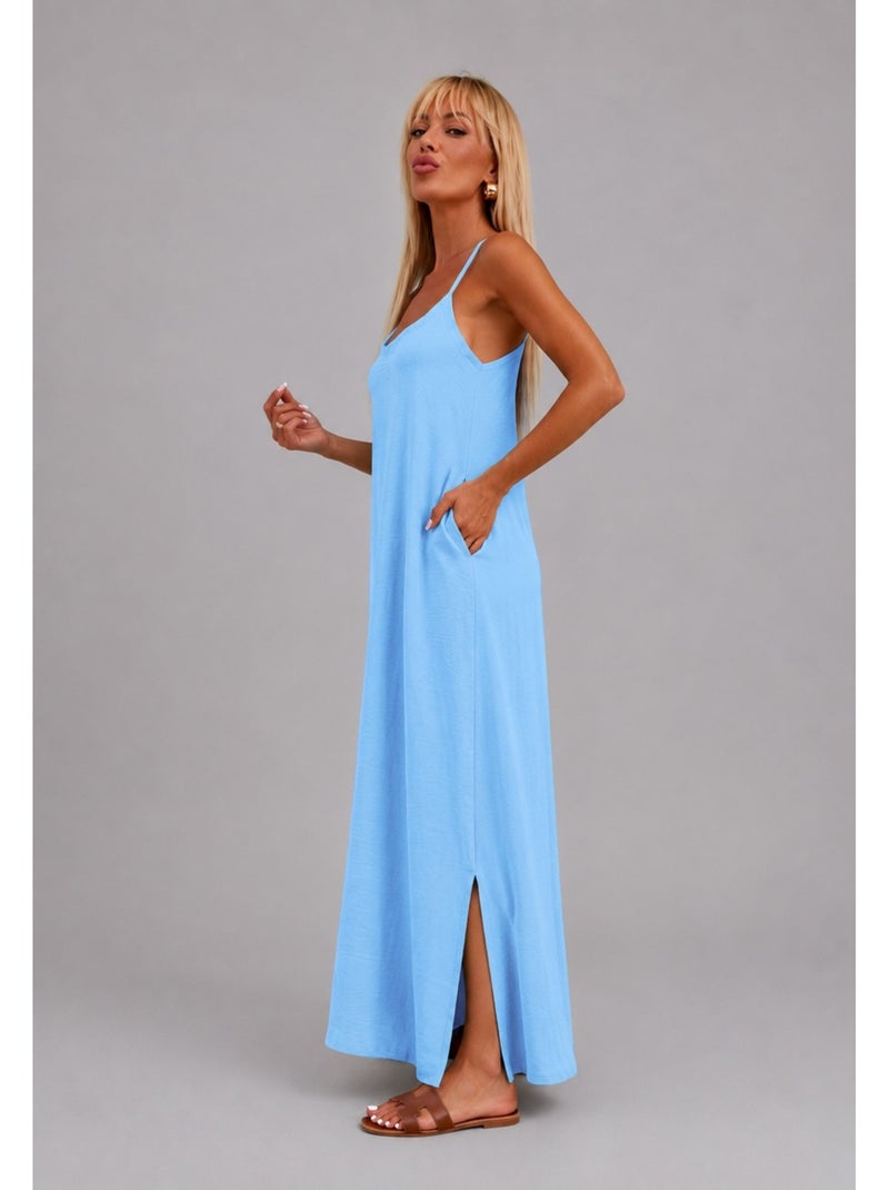 Robe Kebello Bleu ciel - Kiabi