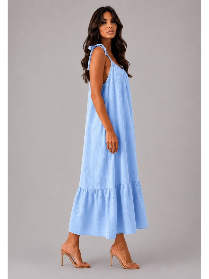Robe Kebello Bleu ciel - Kiabi