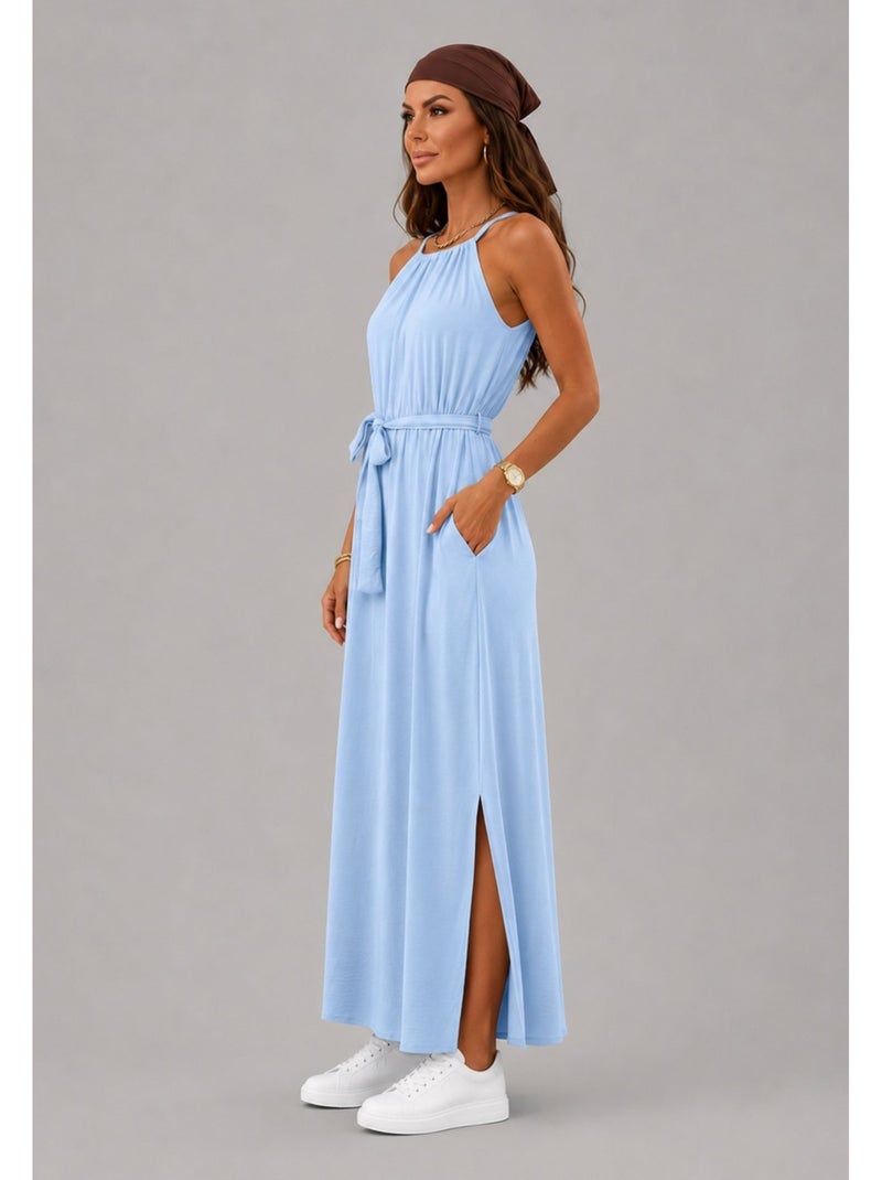 Robe Kebello Bleu ciel - Kiabi