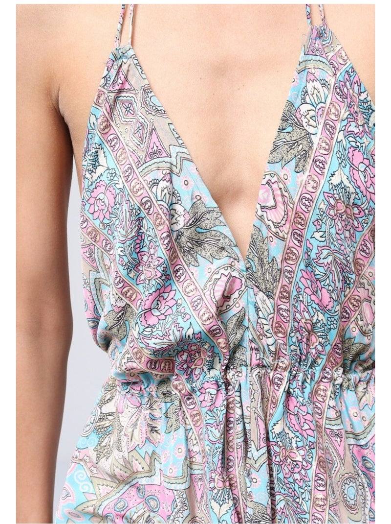 Robe Kebello Gris Multicolore - Kiabi
