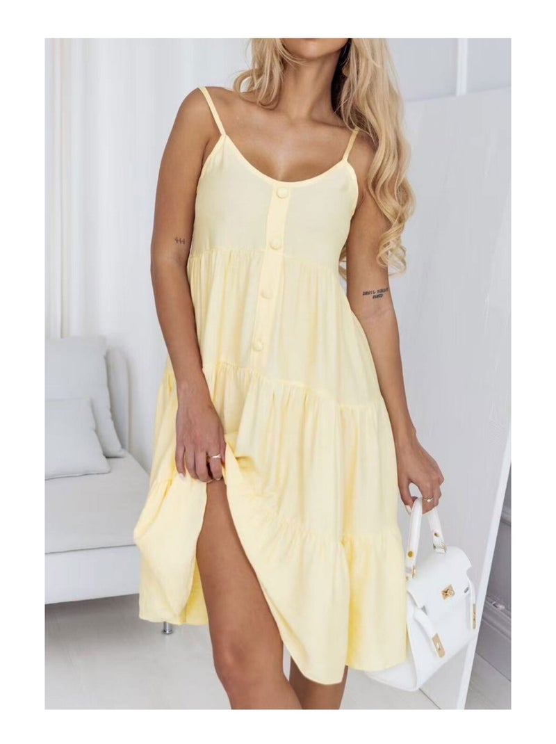 Robe Kebello Jaune - Kiabi