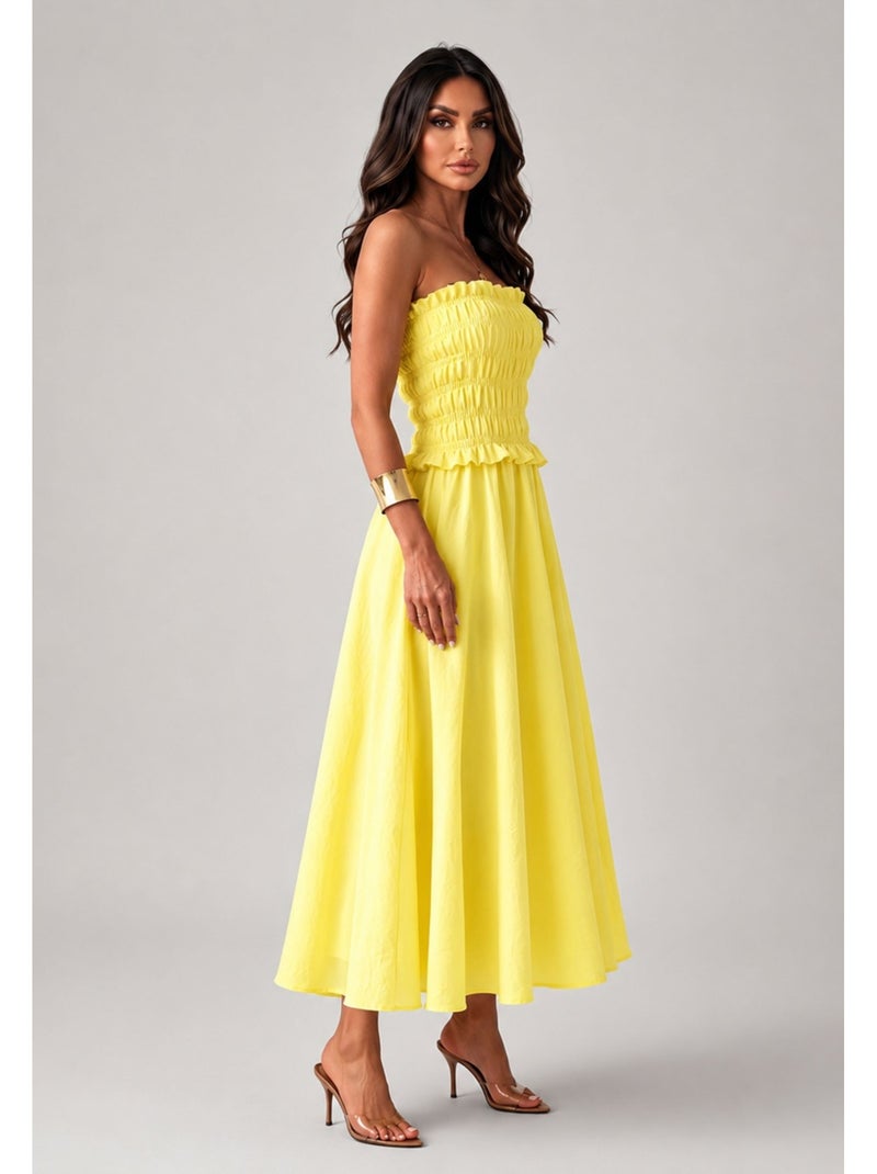 Robe Kebello Jaune - Kiabi