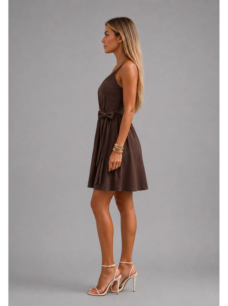 Robe kebello Marron - Kiabi