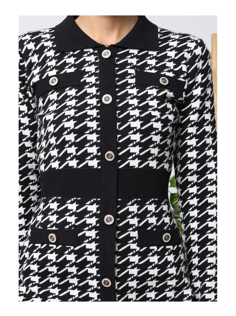 Robe Kebello Noir Blanc - Kiabi