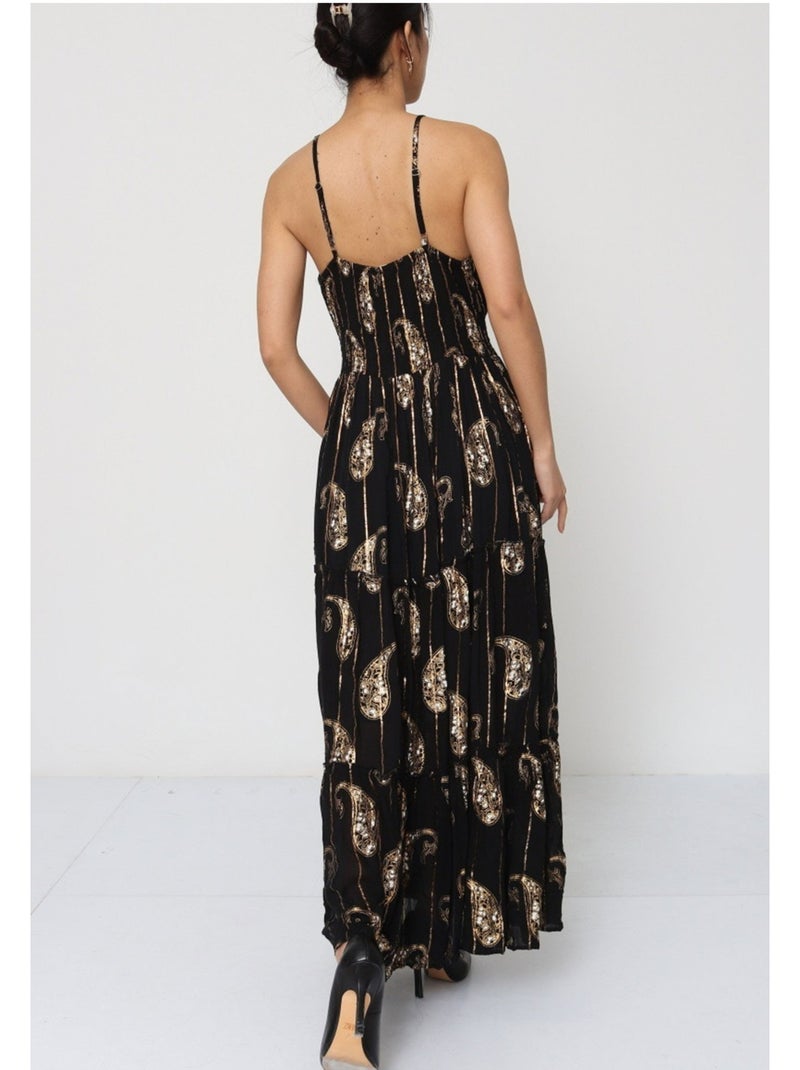 Robe Kebello Noir Doré - Kiabi