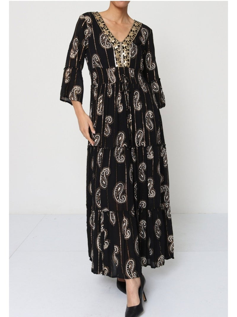 Robe Kebello Noir Noir - Kiabi