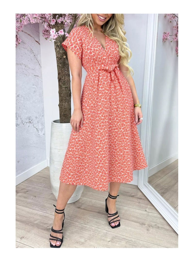 Robe Kebello Orange - Kiabi