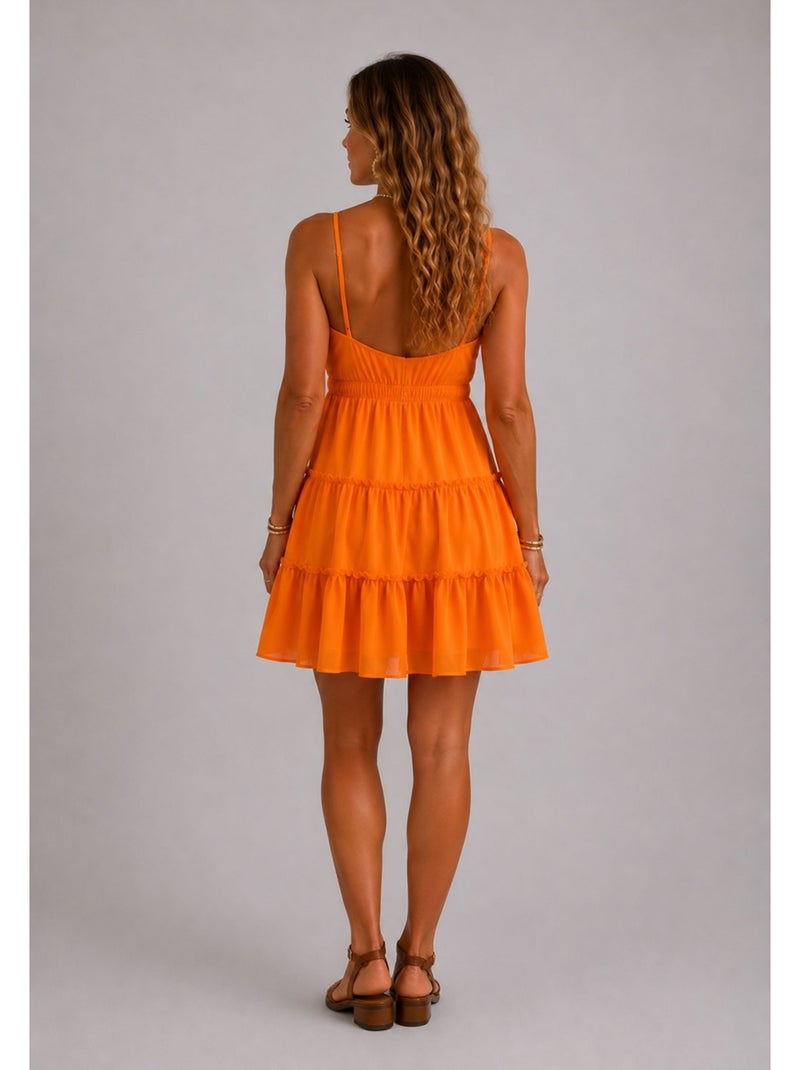 Robe kebello Orange - Kiabi