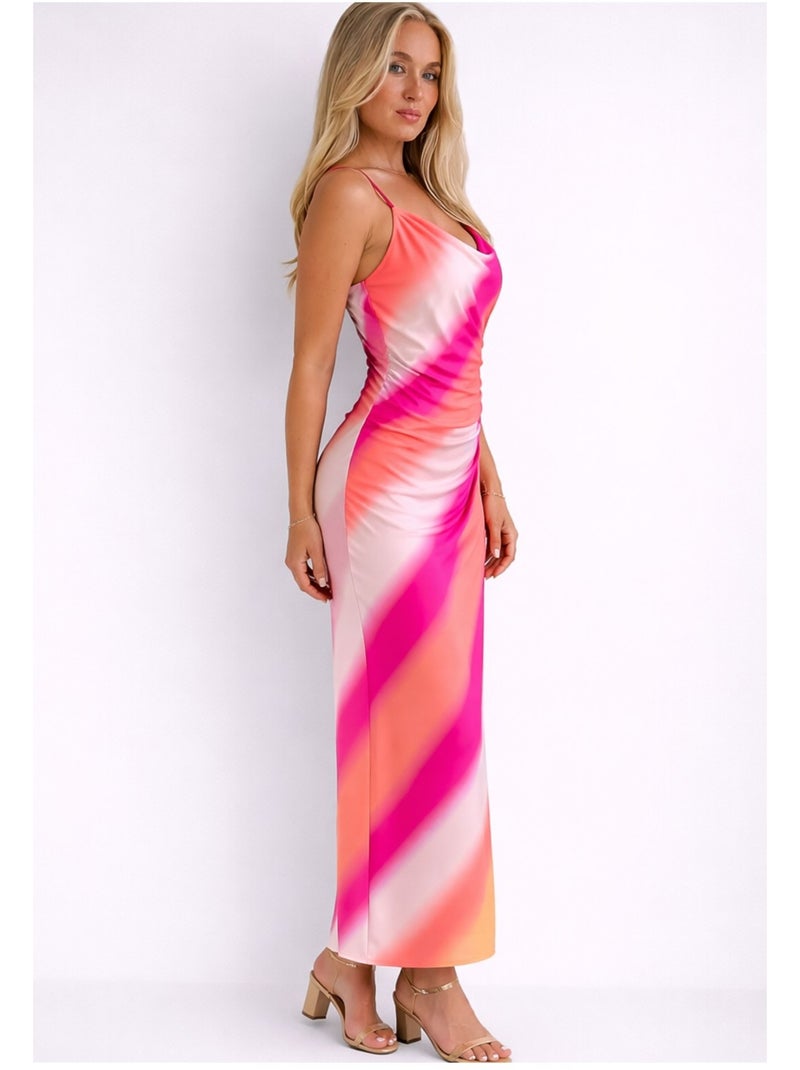 Robe Kebello Rose fushia - Kiabi