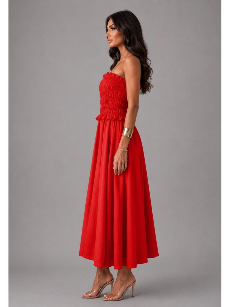 Robe Kebello Rouge - Kiabi