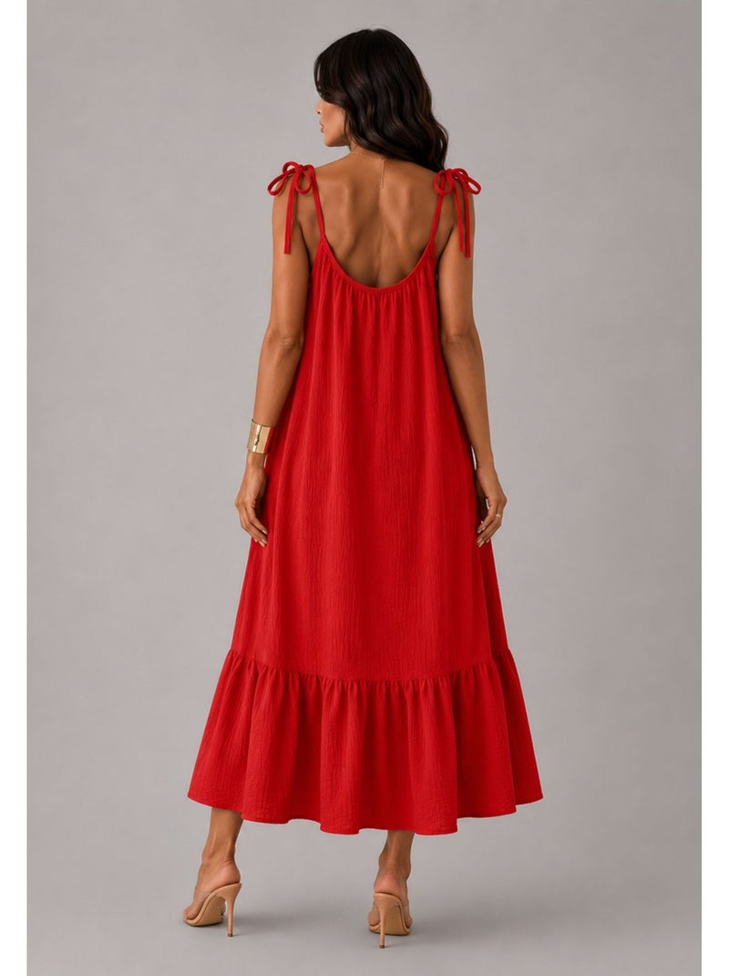 Robe Kebello Rouge - Kiabi