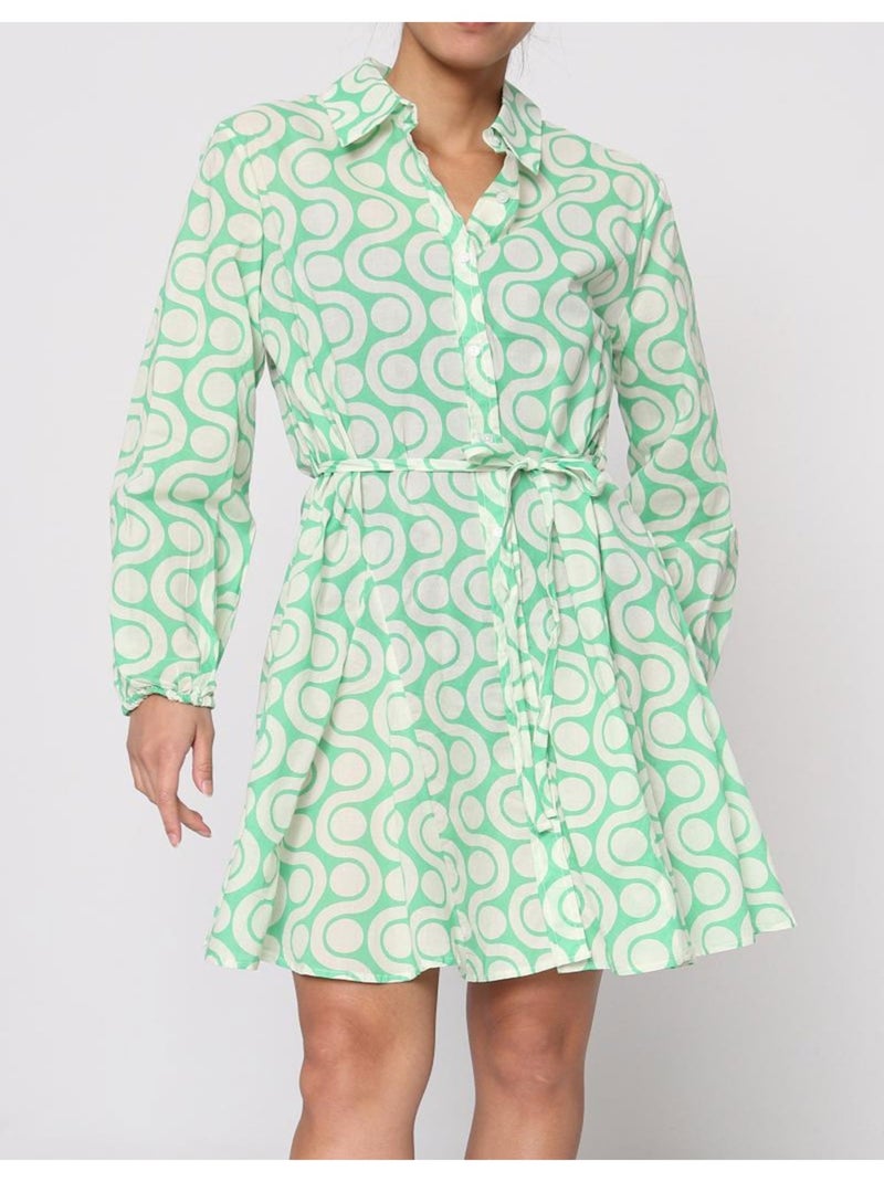 Robe Kebello Vert - Kiabi