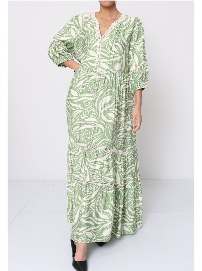 Robe Kebello Vert - Kiabi