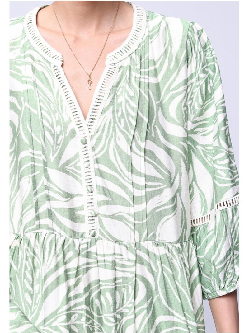 Robe Kebello Vert - Kiabi