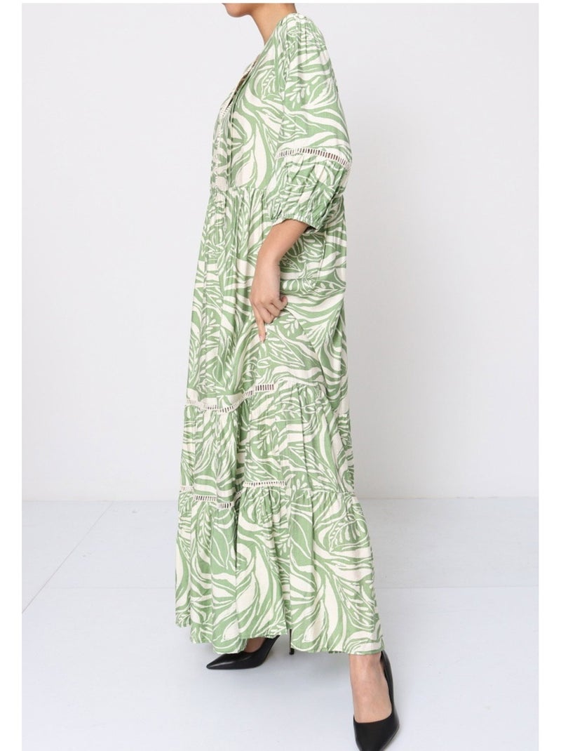 Robe Kebello Vert - Kiabi