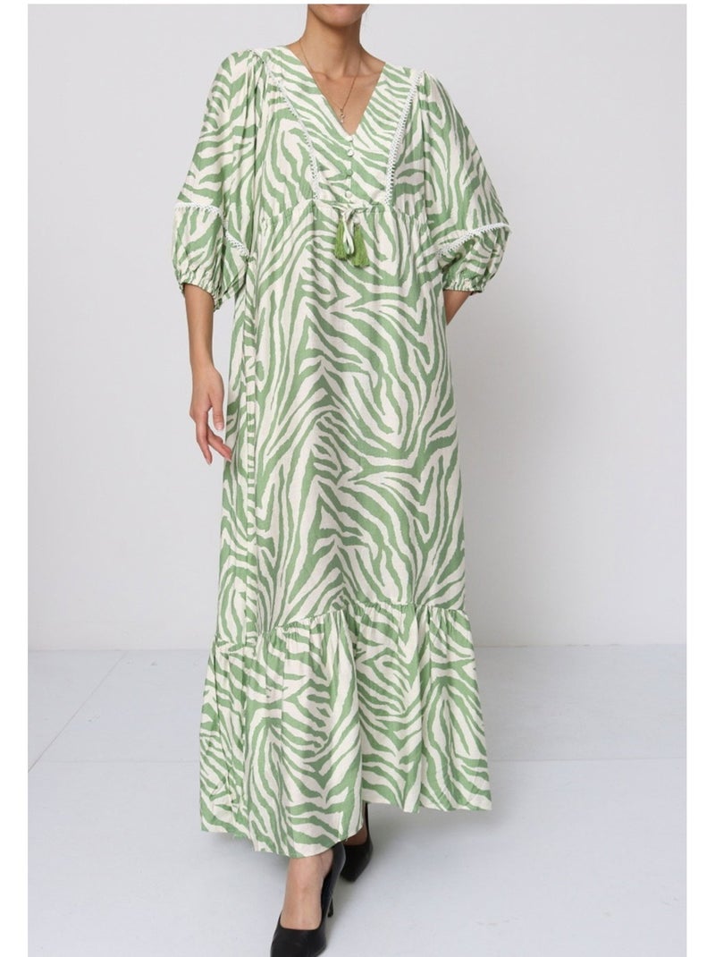 Robe Kebello Vert - Kiabi