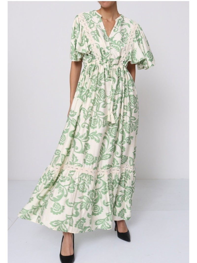 Robe Kebello Vert - Kiabi