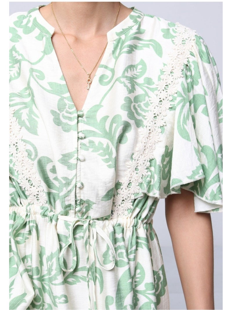 Robe Kebello Vert - Kiabi