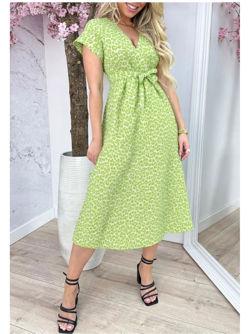 Robe Kebello Vert - Kiabi