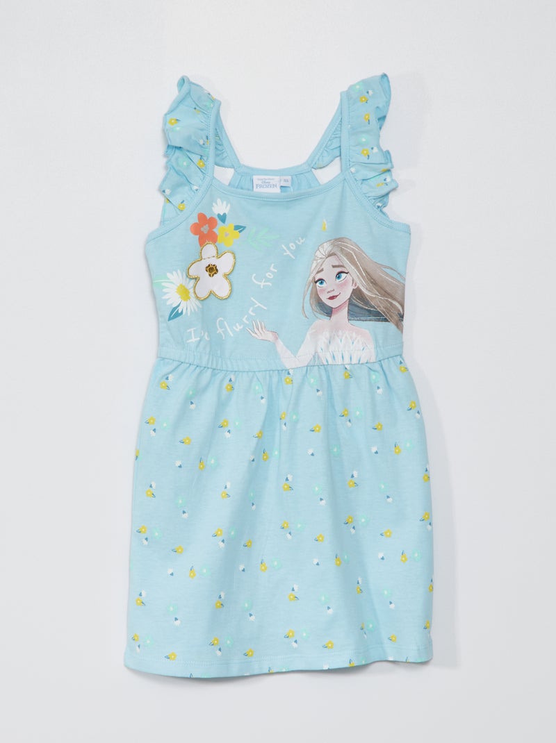 Robe 'La Reine des Neiges' bleu - Kiabi