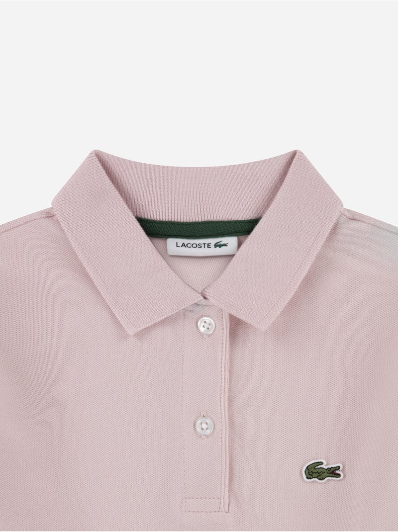 Robe Lacoste col polo Rose - Kiabi