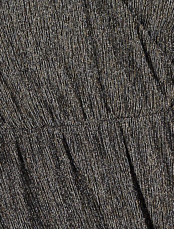 Robe lamée effet cache-coeur - Damart