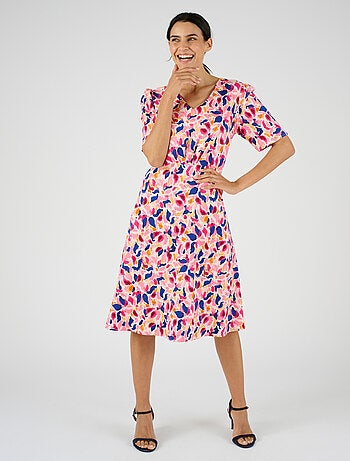 Robe larges plis effet drapé - Damart