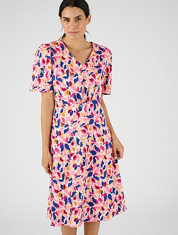 Robe larges plis effet drapé - Damart