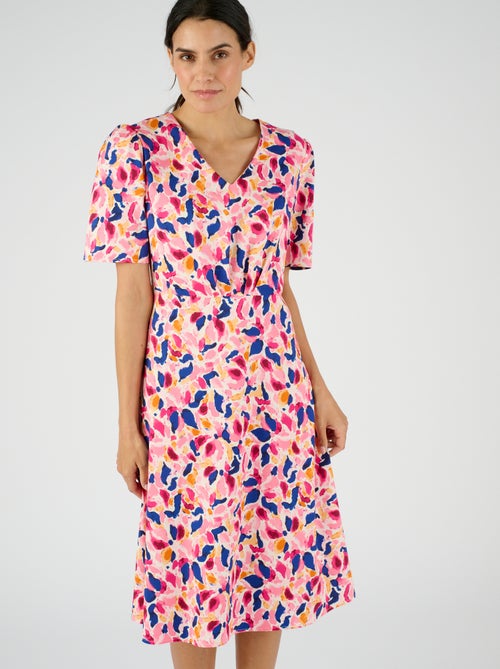 Robe larges plis effet drapé - Damart - Kiabi